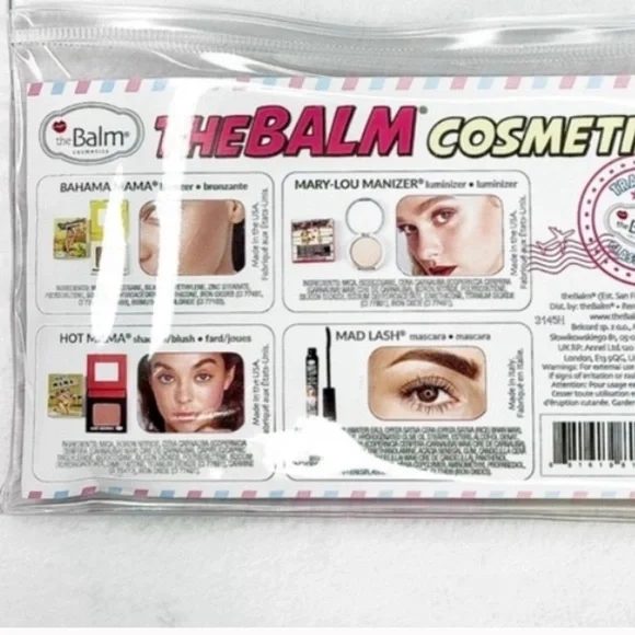 🐝NWT theBalm Cosmetics Travel Set with Highlighter and Blush - Picture 3 of 3